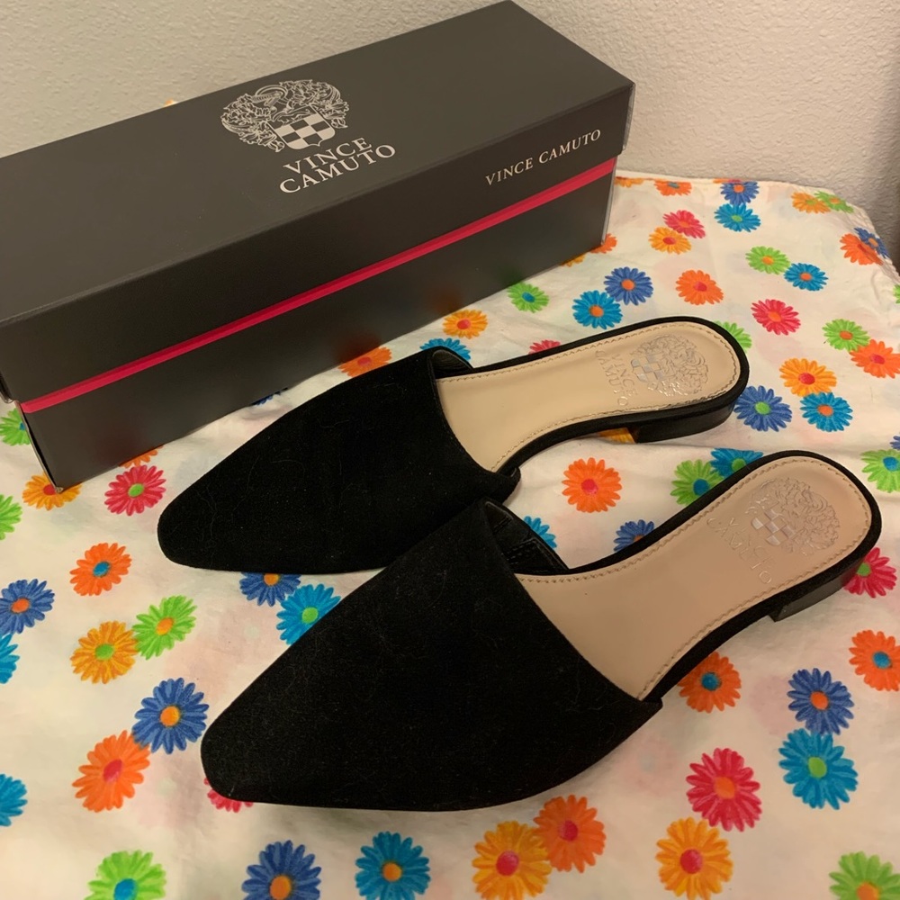 Vince Camuto Suede Mules